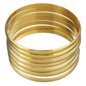 Vòng Tay Bằng Thép Không Gỉ Mới Cho Nữ 5.50Mm Đường Kính Trong: 67Mm Bộ 7 Miếng 535914 - Product Image 1