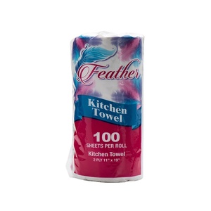 Pulpa de bambú virgen, <span class=keywords><strong>papel</strong></span> higiénico, toalla de <span class=keywords><strong>cocina</strong></span>, 100% Pulpa de <span class=keywords><strong>reciclaje</strong></span>, 2 capas, 4 rollos/bolsa, 24 rollos/bolsa - Product Image 1