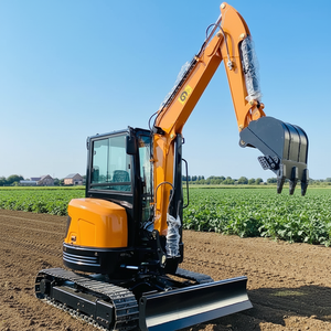 Máy xúc mini chất lượng cao động cơ Kubota 3,5 tấn, dùng cho làm vườn, đạt tiêu chuẩn EPA/CE/Euro 5 - Product Image 1