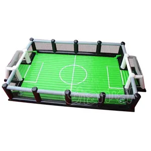 Commercial soccer field Funny Inflatable Human Table Football/human Foosball Game