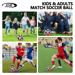 Balones de Fútbol Stock <span class=keywords><strong>Handong</strong></span> Talla 5, Cuero PU Termosellado, Personalizados, Venta al Por Mayor, Ligeros, Ecológicos, para Interior/Exterior - Product Image 5
