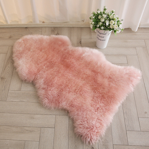 Rosa 2 x3ft weiche echte australische oder neuseelän dische Schaffell Teppiche und Teppiche, maßge schneiderte Lammfell Teppiche - Product Image 1