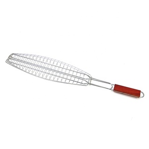 Nuevo producto Multifuncional Cocina al aire libre Parrilla antiadherente Red Parrilla de hierro fundido en forma de pez - Product Image 1
