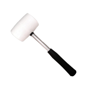 Peaktop 8oz DIY Marteau en <span class=keywords><strong>caoutchouc</strong></span> non élastique noir avec tête ronde et poignée antidérapante Marteau d'installation de <span class=keywords><strong>maillet</strong></span> en <span class=keywords><strong>caoutchouc</strong></span> - Product Image 3