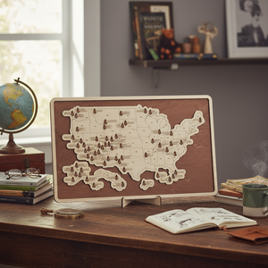 Tablero <span class=keywords><strong>de</strong></span> rompecabezas <span class=keywords><strong>de</strong></span> mapa <span class=keywords><strong>de</strong></span> EE. UU. <span class=keywords><strong>de</strong></span> madera personalizado, juguete <span class=keywords><strong>de</strong></span> aprendizaje <span class=keywords><strong>de</strong></span> <span class=keywords><strong>geografía</strong></span> para niños, decoración educativa Montessori, aula, estudio en casa, juego <span class=keywords><strong>de</strong></span> mapa - Product Image 4