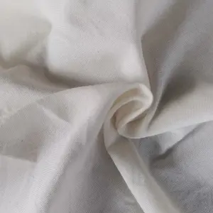 PC23038 Nature White Cloth Polyester/ Cotton 65/35 Blended TC Woven Fabric Damper Cloth For Loudspeaker