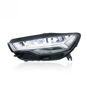 Conjunto de Faros Delanteros para <span class=keywords><strong>Audi</strong></span> <span class=keywords><strong>A6</strong></span> C7 4G 2012-2018, 100W 12V, Modernización/Actualización, Bombilla H7 de 3000 Lúmenes, Temperatura de Color de 6000K, Nuevo - Product Image 2