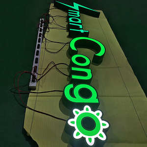 atractivo Acero inoxidable resistente al agua Led Metal <span class=keywords><strong>caso</strong></span> unicornio Frontlit señal 3d lados pintado la letra <span class=keywords><strong>de</strong></span> canal - Product Image 2