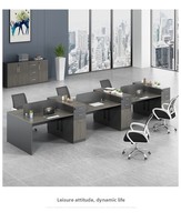 Mobilier de bureau modulaire de bureau de poste de travail personnalisé avec cloison moderne pour cabine de bureau et configuration de poste de travail