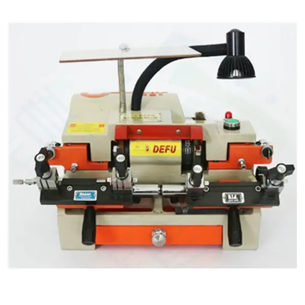 DEFU 100E1 Horizontal Machine für Making Keys Double Head Duplicating Car schlüssel Cutting Machine Locksmith Supplies Tools