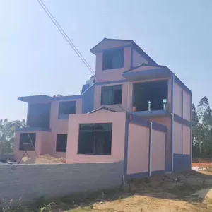 Línea de producción de casas prefabricadas de hormigón resistentes a terremotos a la venta