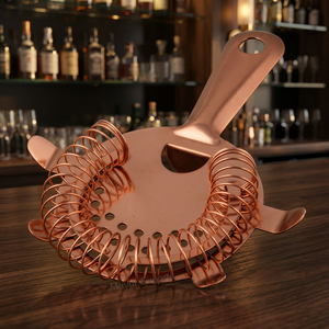 Outil de barre de passoire à cocktail en acier inoxydable de luxe écologique de haute qualité pour mélanger les boissons filtrant les fruits glacés disponibles bas - Product Image 2