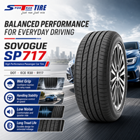Ban Mobil Penumpang Performa Tinggi SP717 Baru DOT ECE Kebisingan Rendah Daya Cengkeram Basah Teknologi Jerman Ban Roda Mobil 195/65R15