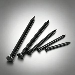 High Durability Black Hardened Steel Nails Factory OEM ODM Custom Round Head Concrete <b>Fasteners</b> - Product Image 1