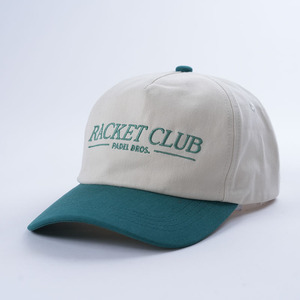 Custom Snap Back Hat Two Tone Color Bordado Logo Unstructured 5 Panel Gorras de béisbol - Product Image 4
