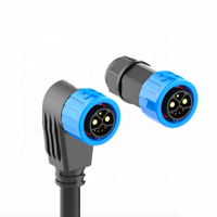 Conector Automotriz Impermeable IP68 M23 de 2+1+5 Pines para Cable de Motor de Bicicleta Eléctrica
