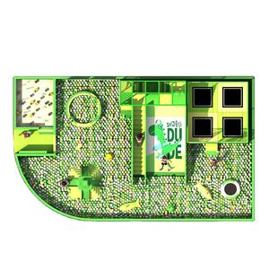 Piscina de Pelotas Grande y Popular, Equipo de Entretenimiento Infantil, Juegos con Temática Verde, Área de Juegos Interior para Niños - Product Image 3