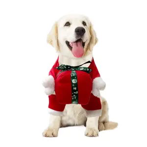 Okeypets pet fournitures belle chien vêtements pet accessoires vêtements cadeau décoration de luxe pet vêtements de noël