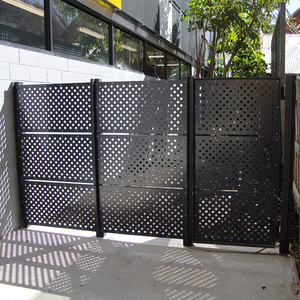 Cắt Laser Trang Trí Kim Loại Kép Mashrabiyas Phân Vùng Tường Nội Thất Bằng Thép Không Gỉ - Product Image 2