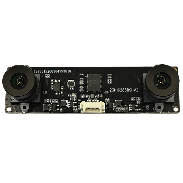 Robot Vision 2MP Dual Lens CMOS Sensor USB Camera Module 92 FOV 0.01Lux Low Light Support Synchronous Frame Synchronization 72dB