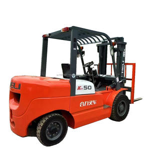 Used 5 Ton Heli <b>Forklift</b> with Tilting Carriage & Side Shifter-<b>Internal</b> <b>Combustion</b> 2023 Model Offroad 3m Lifting Height - Product Image 1