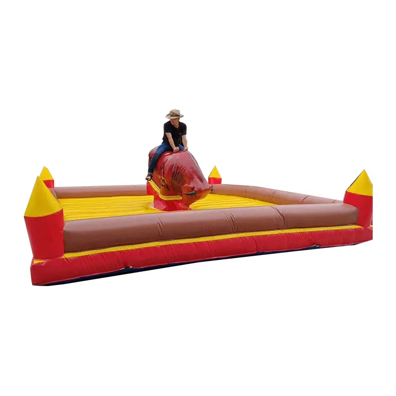 Popular Redo Bull Machine Inflatable Cow Indoor Outdoor Playground Games for Amusement Parks