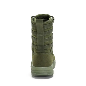 Botas de Senderismo de Cuero Negras para Exteriores, Impermeables, Verdes, Botas Tácticas para Hombre, Equipo Táctico de Seguridad para Senderismo - Product Image 6