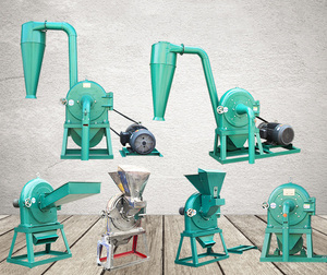 Molino de Maíz de 1t/h, Máquina para Moler Yuca, Trigo, Arroz, Soja, Chiles, Trituradora Multifuncional - Product Image 3