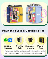 Imprimante photo pour selfies, borne photo automatique et machine photo à monnayeur pour jeux