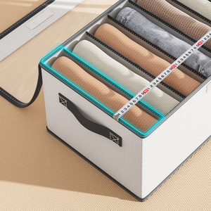 衣類収納ケース 引き出し仕切り 衣類整理ボックス ジーンズ パンツ 収納オーガナイザー - Product Image 4