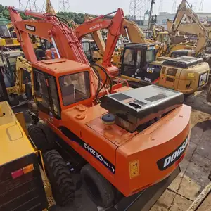 Korea Dibuat 20T Wheel Excavator Doosan 210W Wheel Excavator untuk Dijual