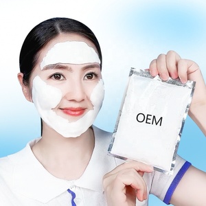 Masque en poudre OEM SPA Beauté au collagène 50g, petit sachet personnalisable, masque facial aux herbes format voyage, élimine les taches sombres du visage - Product Image 6