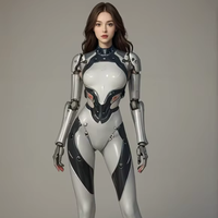 Robot intelligent de bureau AI Emo - Commande vocale, compagnie émotionnelle. Compagnon de bureau IA multilingue, cadeau pour adultes.