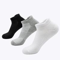 Chaussettes de sport professionnelles OEM personnalisées avec logo, chaussettes courtes en tissu éponge absorbant la transpiration pour hommes, idéales pour la course à pied