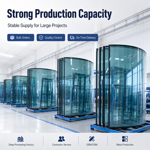 <span class=keywords><strong>Pannelli</strong></span> IGU in Vetro Temperato Isolante a Bassa Emissività di Grandi Dimensioni Personalizzati per Finestre a Parete Continua ed Edifici Commerciali - Product Image 1