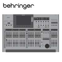 Console de mixage numérique professionnelle Behringer WING-BK 48 canaux, 24 faders motorisés, interface audio USB 48x48, 8 Midas PRO 10.1"