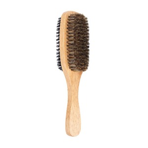 Brosse à barbe double face en poils naturels Wanmei pour homme, outil de soin et de modelage de la barbe - Product Image 5