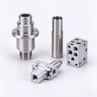 Pièces usinées CNC sur mesure OEM, boîtiers de soupapes en aluminium anodisé et acier inoxydable, blocs de collecteurs pour machines hydrauliques