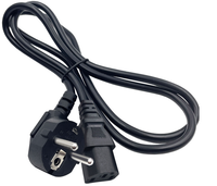 Adaptateur secteur YHY pour scooter électrique et appareils électroménagers, prise EU, matériau PC/ABS, câble de charge de batterie avec embout femelle IEC