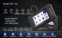 Mucar CS6, actualización gratuita de por vida, compatible con 6 sistemas, nivel OE, diagnóstico OBDII completo, lector de código de motor, herramienta de diagnóstico profesional