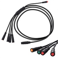 Cable Principal Impermeable 1T5 913AG para Bicicleta Eléctrica, Arnés de Cableado de 9 Pines para Controladores, Freno, Pantalla y Acelerador