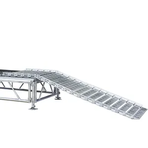 Expandable Mobile Portable Aluminum Folding Loading Unloading Stairs Of Performance Equipment or Various products