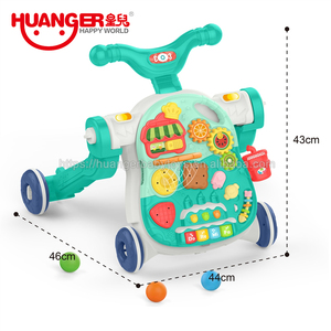 HUANGER <span class=keywords><strong>2022</strong></span>, el Andador para Bebés Multifuncional 4 en 1 Más Nuevo, Cochecito Educativo para Bebés con Música y Luz - Product Image 3