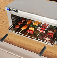 Heavybao Commercial Électrique Salamandre Cuisine En Acier Inoxydable Salamandre Barbecue Grill pour Restaurant