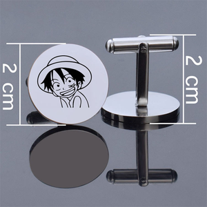 Boutons de manchette en acier inoxydable gravés sur mesure, ronds, personnalisés, cadeau de mariage pour homme, témoin, meilleur homme, père de la mariée - Product Image 4