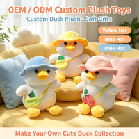 Fabricant OEM de jouets en peluche en gros : Canardons brodés ultra-doux, compagnons anti-stress pour enfants et cadeaux.