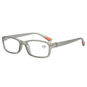 Gafas de lectura 021 con montura cuadrada pequeña, material de PC, cómodas, unisex, con lentes de aumento +1.75 - Product Image 4