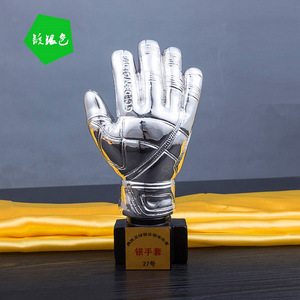 Suministro Directo de Fábrica de Artículos para Fanáticos, Adornos de Resina, Recuerdos, Trofeo de Fútbol de <span class=keywords><strong>Portero</strong></span> Dorado - Product Image 3