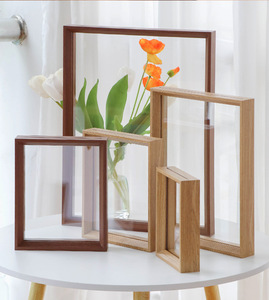 Прозрачный A4 фоторамка двухсторонний кристаллический дисплей тисненый образец Рамка для монтажа - Product Image 2