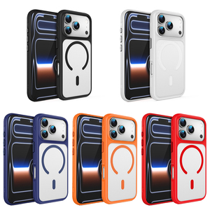Étui magnétique en TPU+PC de haute qualité pour 14 <span class=keywords><strong>Plus</strong></span>/15/16 Pro Max/17/17 Air/<span class=keywords><strong>8</strong></span> <span class=keywords><strong>Plus</strong></span>/XR, support antidérapant, antichoc - Product Image 6